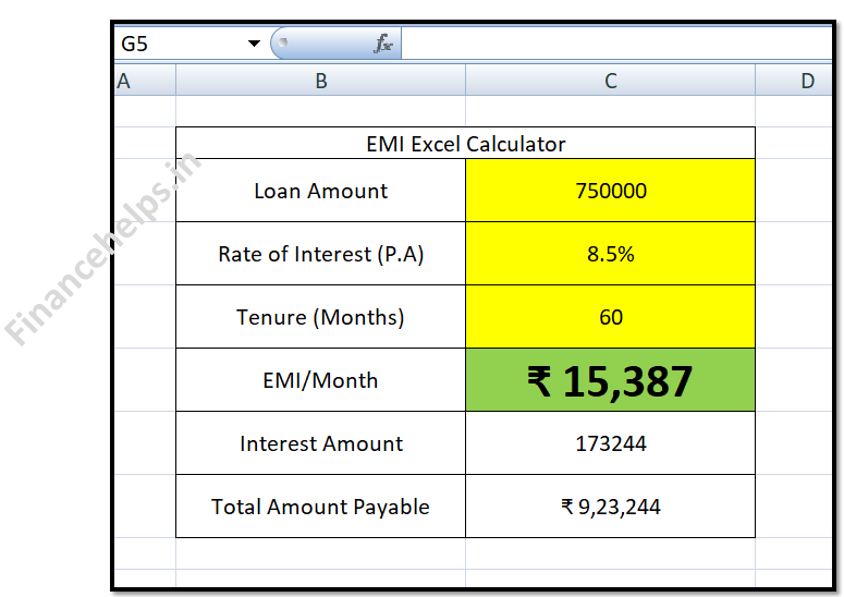 EMI Calculation